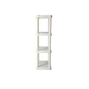 4 TIER SHELF 14X22X48" SOLID WHITE 4 TIER SHELF 14X22X48" SOLID WHITE